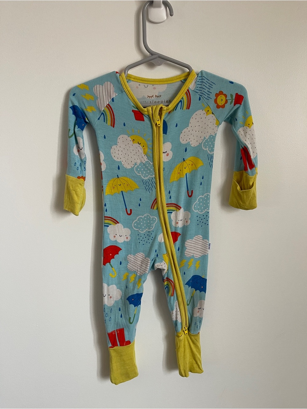 Little Sleepies Rainy Days Zippy 0-3M